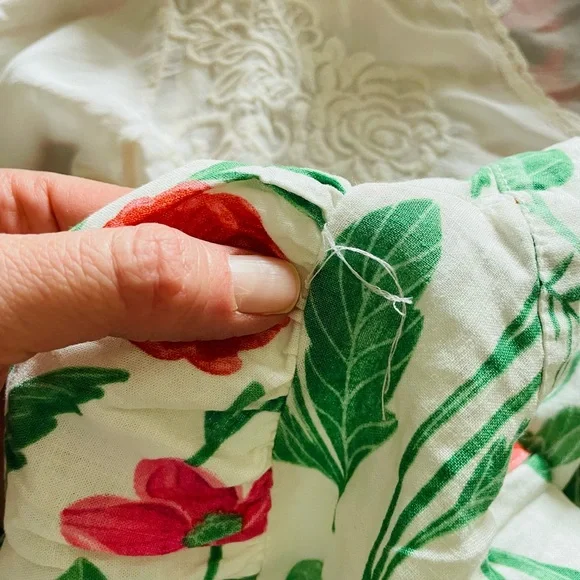 Floral Spring Puff Sleeve Blouse - Picture 8 of 10